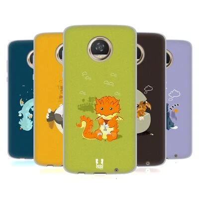 FUNDA HEAD CASE DESIGNS LITTLE DRAGONS GEL SUAVE PARA TELÉFONOS MOTOROLA Foto 1 de 4