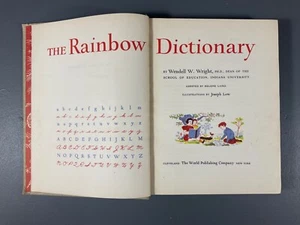 The Rainbow Dictionary by Wendell W. Wright VTG HC Book World Publishing 1947 - Picture 1 of 24