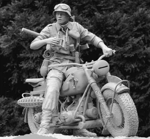 Modellbausatz WWII Motorräder und Soldaten Maßstab 1:35 Resin bedruckt - Bild 1 von 1
