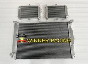 Radiadores aptos para Audi A4 RS4 B7 2005-2008 8EC/8ED Quattro 4,2 L radiador delantero + auxiliar - Imagen 1 de 16