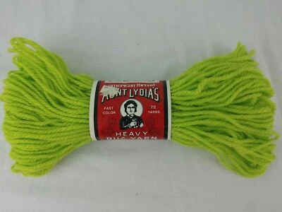 Aunt Lydias Heavy Rug Yarn 75 COLORS 60 70 210 Yd Skeins Polyester Vtg You Pick - Image 1 of 4