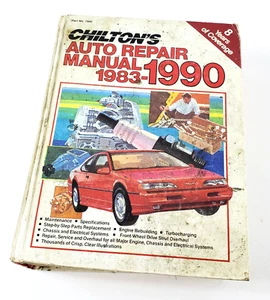 Chiltons Auto Repair Manual 1983-1990 Covers Chrysler Ford GM AMC/Jeep - Picture 1 of 12