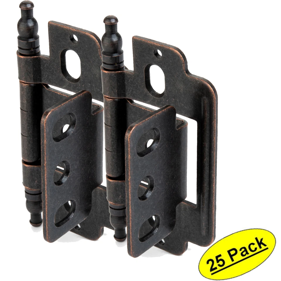 Pack - 14280-ORB Oil Rubbed Bronze 3/4" Inch Full Inset Partial Wrap Ball 25