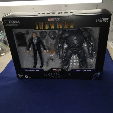 Marvel Legends Obadiah Stane & Iron Monger Infinity Saga Iron Man Figure Cover