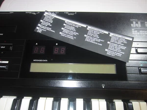 Yamaha DX7 II-D II-FD IID IIFD - Sticker New for Apply in the Front Panel - Picture 1 of 8