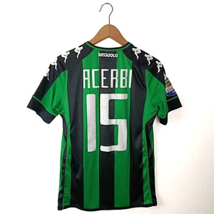 SASSUOLO MAGLIA KAPPA ACERBI HOME JERSEY TRIKOT MAILLOT SHIRT 2016-2017 - Imagen 1 de 12