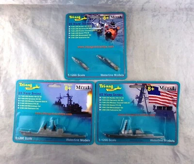 Tri-Ang Minic barcos de la Marina de los Estados Unidos diecast dragaminas búnker colina churchill nuevo en paquete Foto 1 de 4
