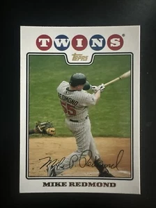 2008 Topps Gold Foil #626 Mike Redmond Twins - Picture 1 of 2