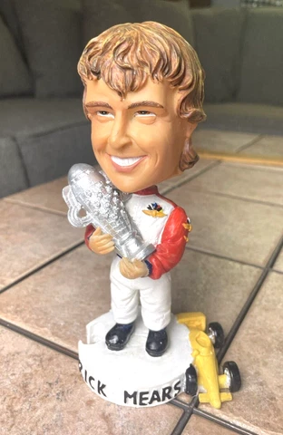 PEPSI MARSH 4-TIME INDIANAPOLIS 500 WINNER RICK MEARS BOBBLE HEAD Cover