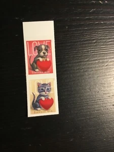 #5746b…LOVE…NDC(imperforate)…PAIR…MNH. REF#38 - Picture 1 of 2