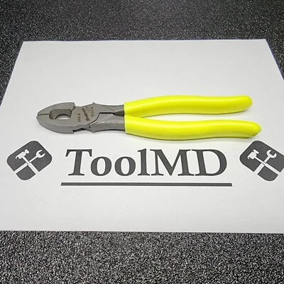 Snap-on Tools USA NOS 7" HIGH VIS YELLOW Lineman's Pliers 57AHLP - Image 1 of 4