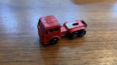 VINTAGE Majorette Mercedes-Benz Garbage Truck Red - Image 1 of 4