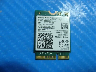 Asus VivoBook S513E 15.6" OEM Wireless WiFi Card AX201NGW 5W10V25775 L92724-005 - Image 1 of 2