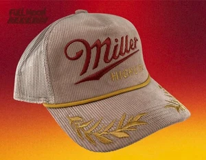 Nuevo Miller High Life Beer Captian Vintage Para hombres Snapback Trucker Gorra Sombrero - Imagen 1 de 5