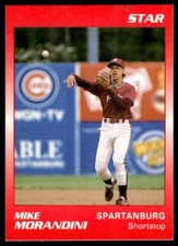 1989 Star Mike Morandini Spartanburg Phillies #57