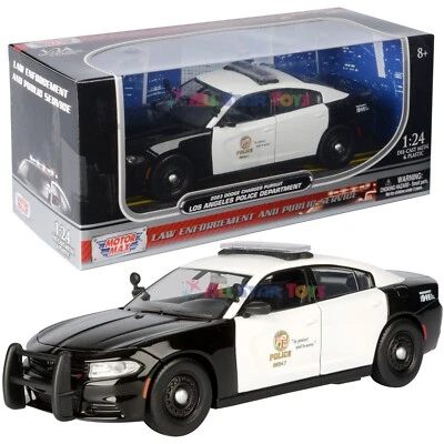 Motormax 2023 Dodge Charger LAPD Departamento de Policía de Los Ángeles 1/24 Coche Modelo 76808 Foto 1 de 4