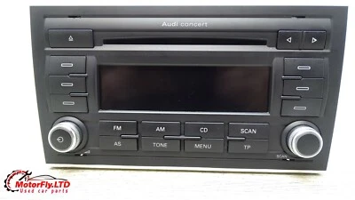 Audi A4 B7 2008 radio de concierto unidad cabeza reproductor de CD 8E0035186AL  Foto 1 de 4
