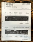 Kenwood KC-992 Preamp / Preamplifier  Service Manual *Original*