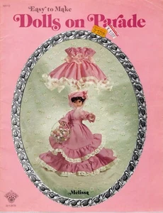 EASY TO MAKE DOLLS ON PARADE HH-12 Betsy Ross Bride Sit-Ums Full Size Patterns - Picture 1 of 6
