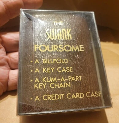 CARTERA VINTAGE THE SWANK FOURSOME NUNCA USADA EN CAJA Foto 1 de 4