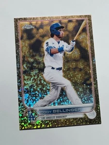 Cody Bellinger Gold Etch Mini Diamond Refractor 2022 Topps Gilded SSP 50/50 LA - Picture 1 of 2