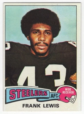 1975 Topps Frank Lewis Pittsburgh Steelers #71 - Image 1 of 2