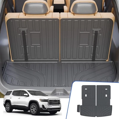 Cargo Mat For 2017-2023 GMC Acadia 6&7 Seats Trunk Mat 2022 Acadia Accessories Foto 1 de 4