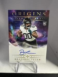 BHAYSHUL TUTEN 2025 Panini Origins ROOKIE ON-CARD AUTO Jaguars #RA-BTU RC - Bild 1 von 4