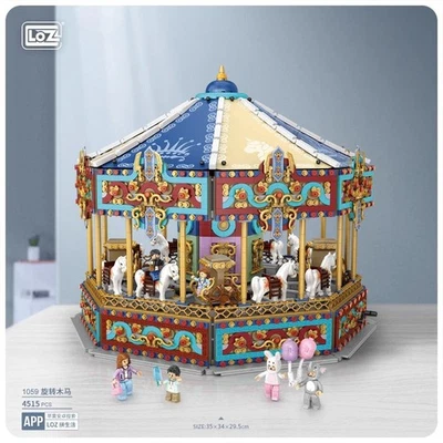 Loz Carousel/Mini Blocks Building Set w/ Box & Manual - Image 1 of 2