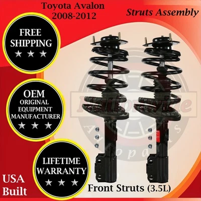 Apoios de suspensão dianteiros Monroe OEM para 2008-2012 Toyota Avalon 3.5L garantia vitalícia - Imagem 1 de 4