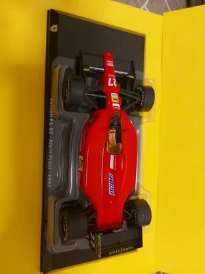 Modellino AUTO F1 -91- FERRARI  ALAIN PROST 1/24 CON TECA RIGIDA - Immagine 1 di 4