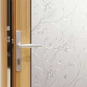 Frosted Privacy Window Film, Glass Door Privacy Film Non-Adhesive Window Clin... - Picture 1 of 7