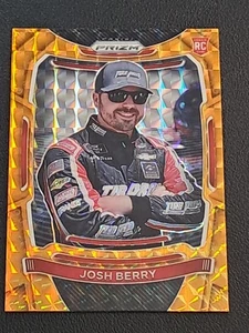 Josh Berry RC Reactive Orange Prizm 2021 Panini Prizm #20 Nascar Rookie Card - Bild 1 von 2