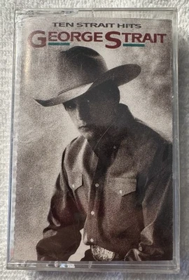 George Strait, Ten Strait Hits, Cassette, 1991, Sealed - Image 1 of 2