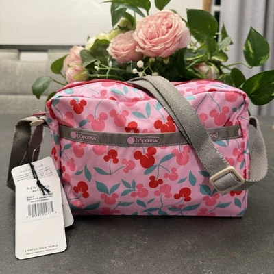 LeSportsac Disney Mickey Mouse Cherry Blossom Daniella Crossbody Bag - Image 1 of 4