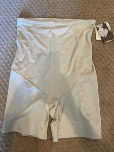 Cacique shapewear thigh slimmer 22 24 new nwt beige girdle slimming - Picture 1 of 9