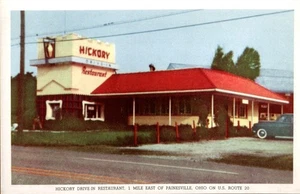 Postcard Hickory Drive-In Restaurant Painesville OH P2159 - Picture 1 of 2