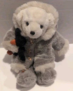 Bearington 15 Zoll Iggy Eisbär & Lou Pinguin Plüsch-Set - Weihnachten Urlaub Dekor - Bild 1 von 5