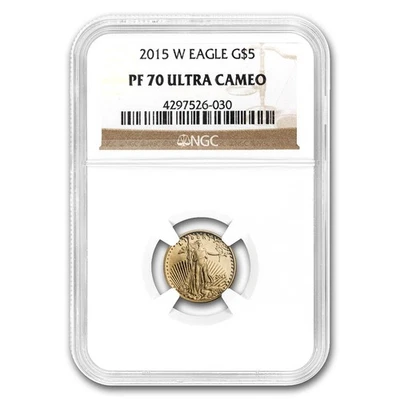 1/10 oz Proof American Gold Eagle PF-70 NGC (Random Year) - Image 1 of 3