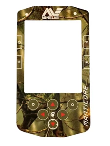 Minelab Manticore vinyl keypad sticker Woodland Camo, English Language - Picture 1 of 1