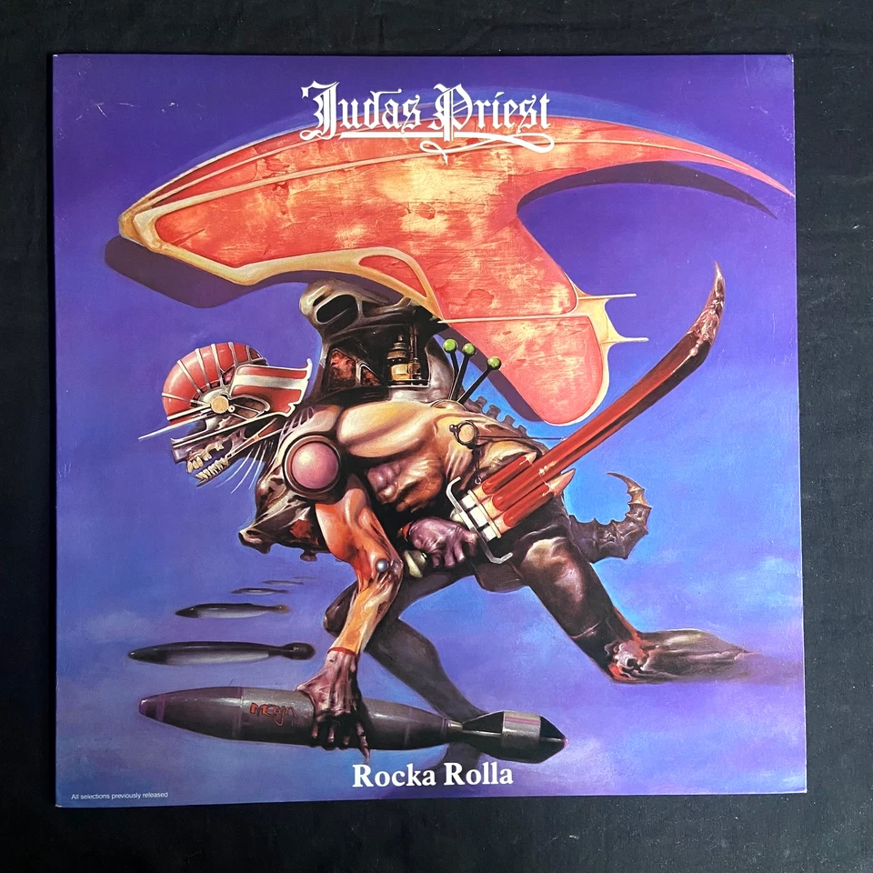 JUDAS PRIEST Rocka Rolla RCA LP AYL1-5041 1974 Gull Entertainment Vinyl NM - Image 1 of 4