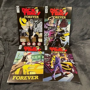 Dick Tracy Forever Comic Book Set Issues 1 2 3 4 IDW Oeming Soma - Picture 1 of 8