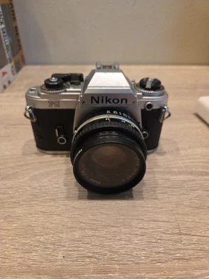 Nikon FG 35mm SLR Film Camera With Nikon Series E 50mm 1 : 1.8 Lens - Tested - Image 1 of 4