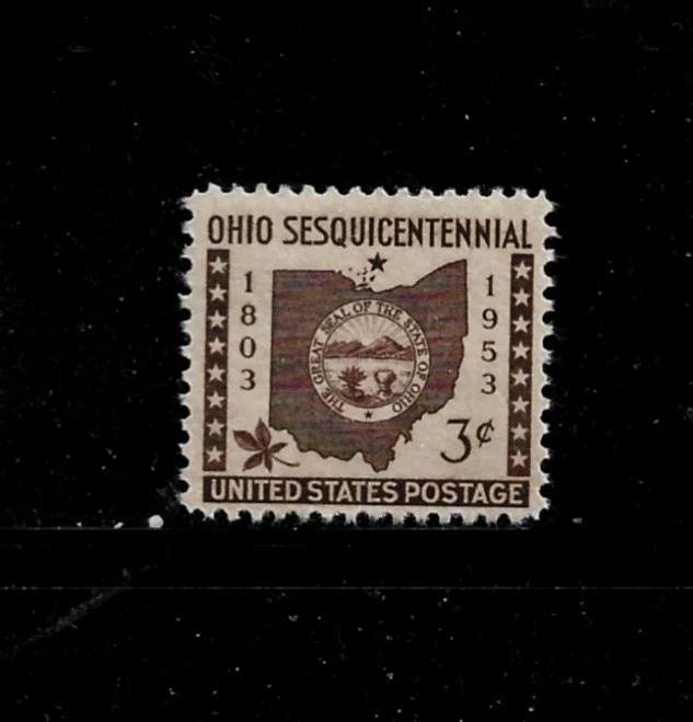 US Stamp-Scott # 1018-3c-Mint/NH-OG-1953 - Image 1 of 1