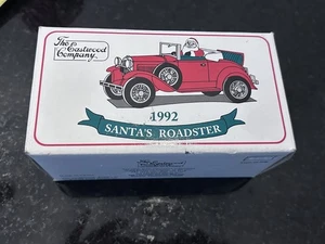 1992 Eastwood Co. Santa’s Roadster Christmas Car Collectible w/ Box - Picture 1 of 17