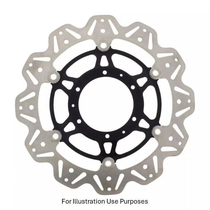 EBC Float Vee Rotor FR BLK Hub FRHS for Honda CBR 1000 RR Fireblade 2008 - 2016 - Image 1 of 1