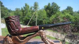 Willard Imported Briar Carved Dublin Smoking Estate Pipe 5.3/4" L - Picture 1 of 16