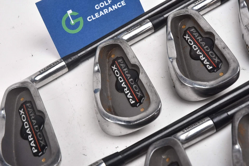 Spalding Paradox Irons / 3-PW+SW / Regular Flex Graphite Shafts - Image 1 of 4