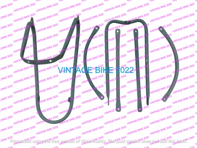 NORTON ES2 НЕОБРАБОТАННЫЕ ПЕРЕДНИЕ И ЗАДНИЕ БРЫЗГОВИКИ СТОЙКИ/ПОДХОДИТ ДЛЯ - Изображение 1 из 4