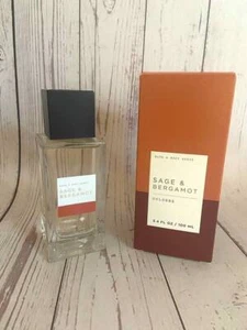 Bath & Body Works Sage & Bergamot 3.4 oz 100 ml Cologne free ship - Picture 1 of 1